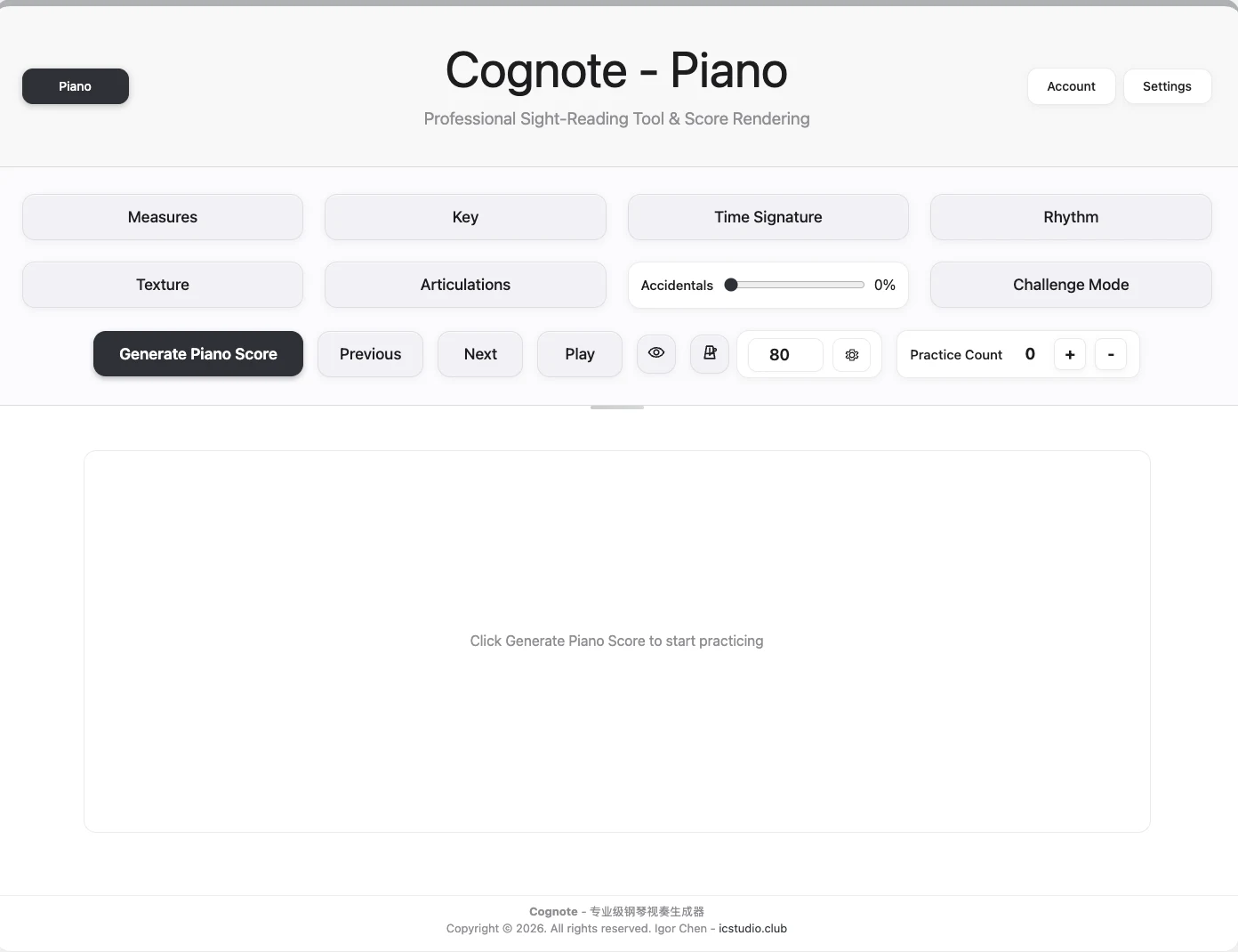 Piano Sight-Reading Generator